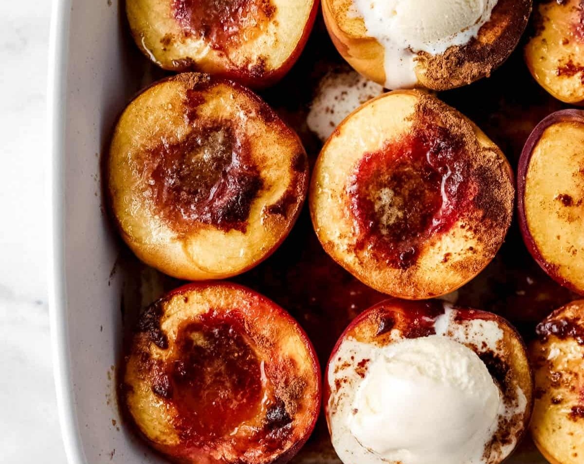 Easy Baked Peaches You Will Make All Summer suggested serving