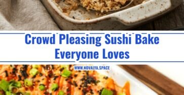 Easy Creamy Sushi Bake Recipe