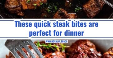 Easy garlic butter steak bites in ten minutes