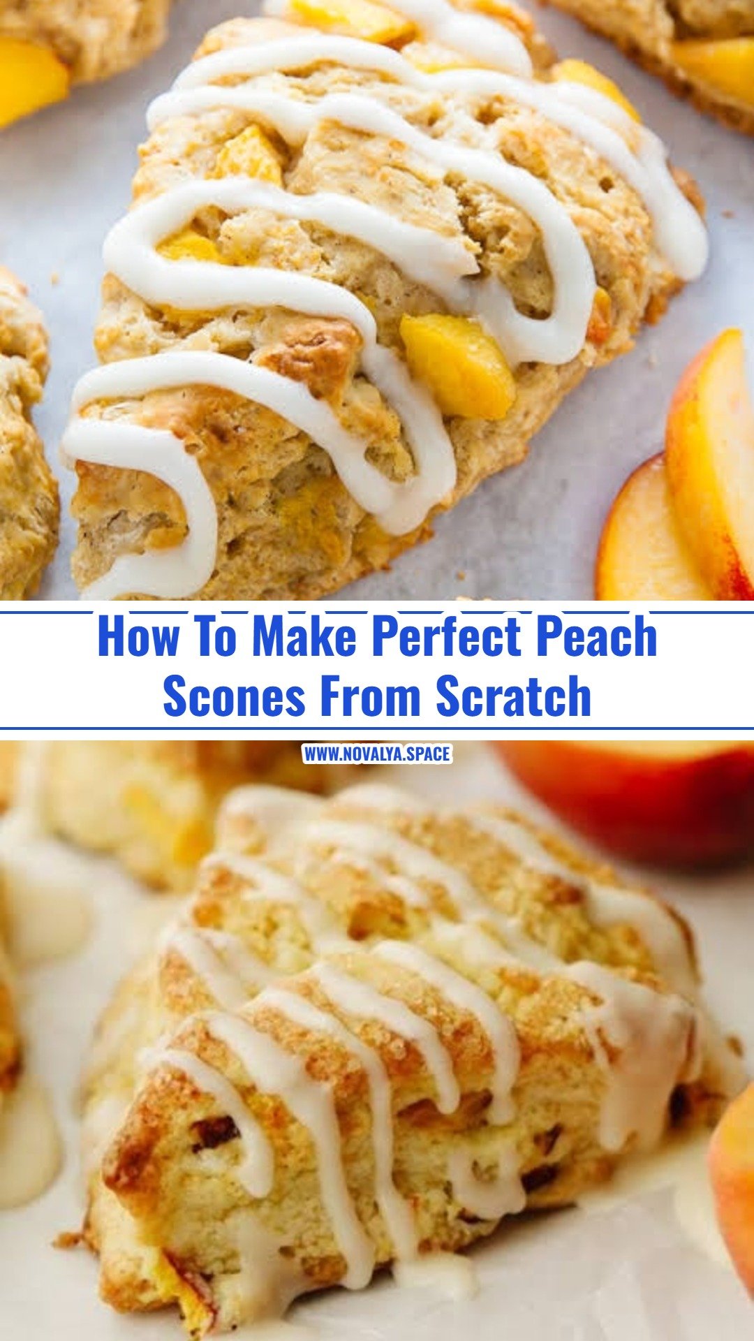 Easy Peach Scones For Your Next Brunch