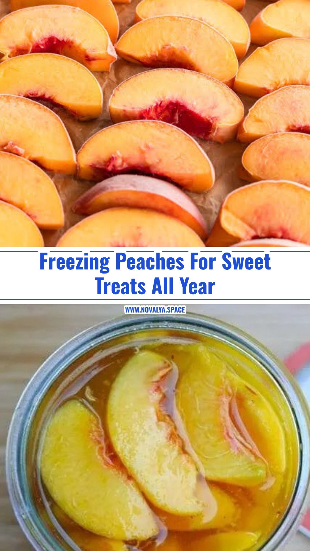 My Easy Method For Freezing Peaches