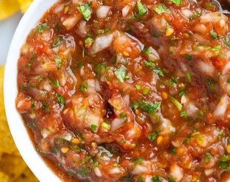 The Best Homemade Salsa You Will Ever Make suggested serving