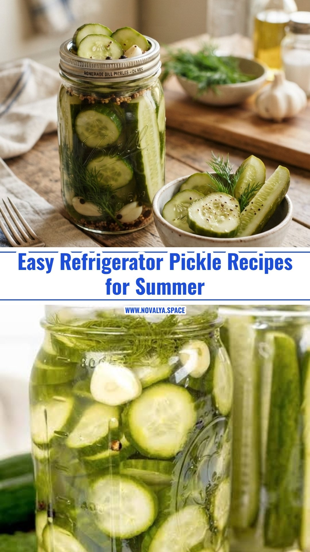 The Best Refrigerator Dill Pickles Ever