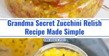The Best Zucchini Relish Recipe You Have To Try