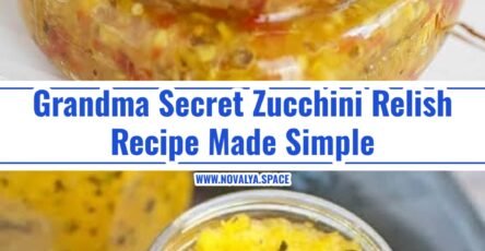 The Best Zucchini Relish Recipe You Have To Try