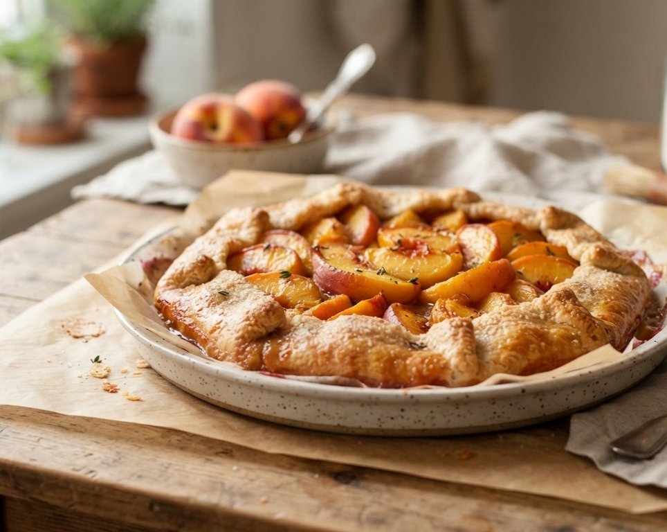 This Easy Peach Galette Is Better Than Pie suggested serving