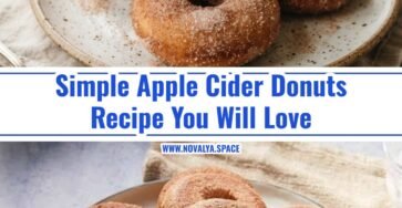 Easy Apple Cider Donuts Recipe For Fall
