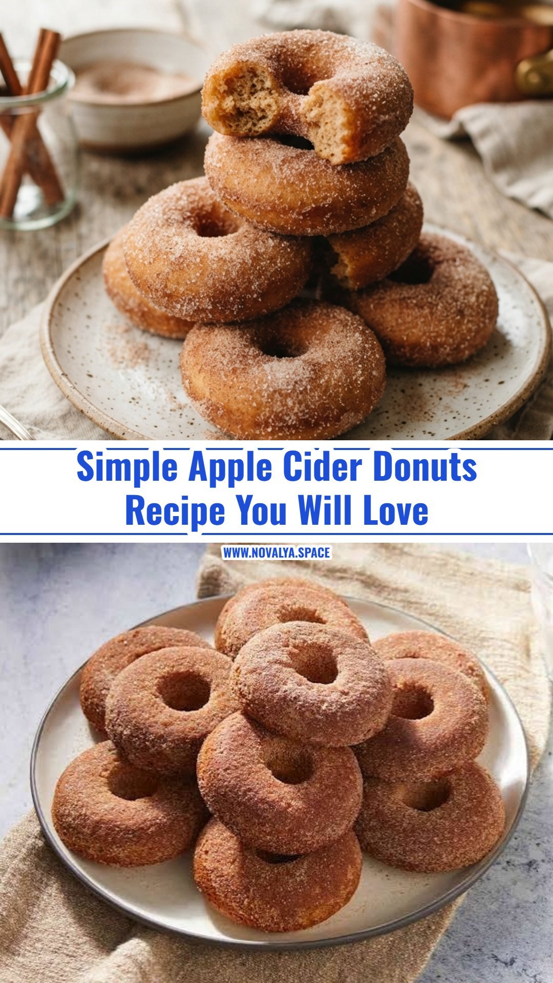 Easy Apple Cider Donuts Recipe For Fall