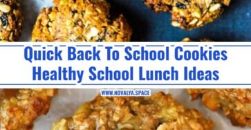 Easy Back To School Cookies Healthy School Lunch Ideas