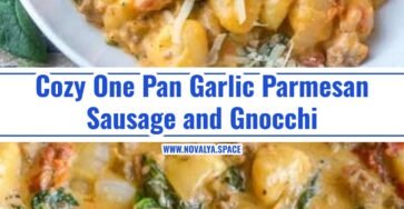 Easy Creamy Garlic Parmesan Sausage and Gnocchi