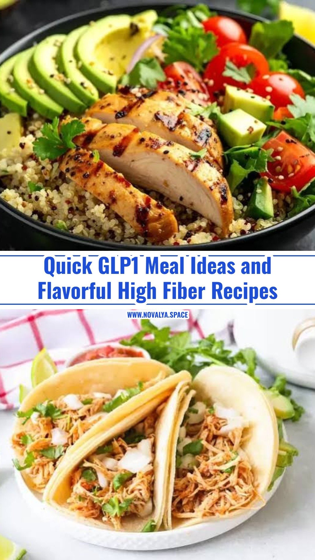 Easy GLP1 Meal Ideas and Flavorful High Fiber Recipes