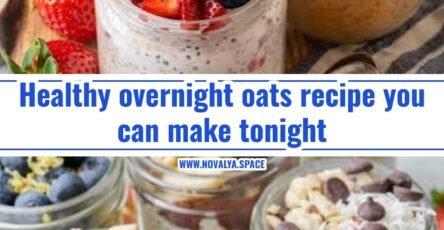 Easy overnight oats recipe for busy mornings