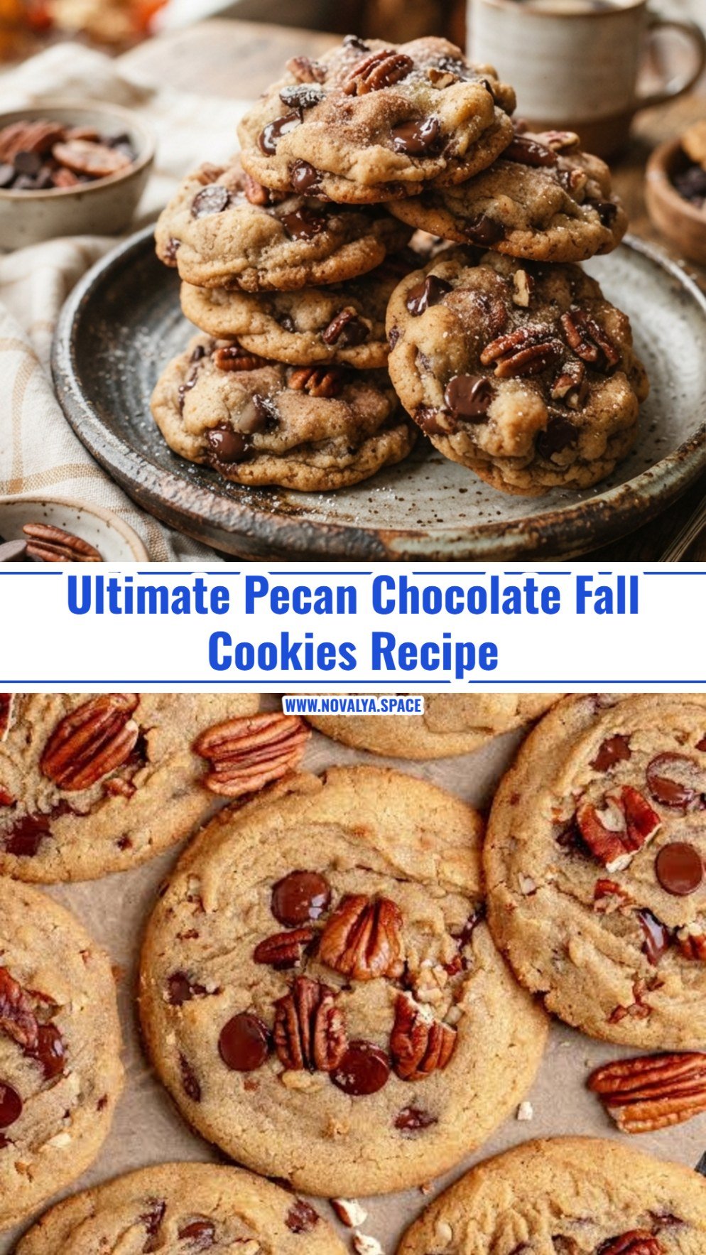 Easy Pecan Chocolate Fall Cookies Everyone Loves