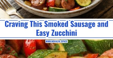 Easy Zucchini and Smoked Sausage Skillet Dinner