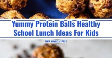 Healthy School Lunch Ideas Fun Kids Food Protein Balls