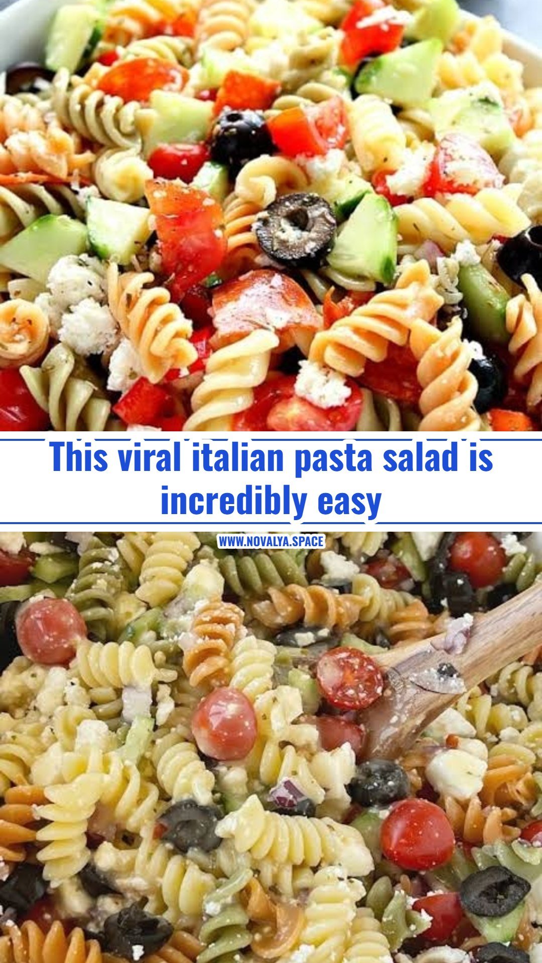 This easy italian pasta salad is the best summer side
