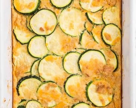 This Easy Zucchini Casserole is a Family Favorite suggested serving