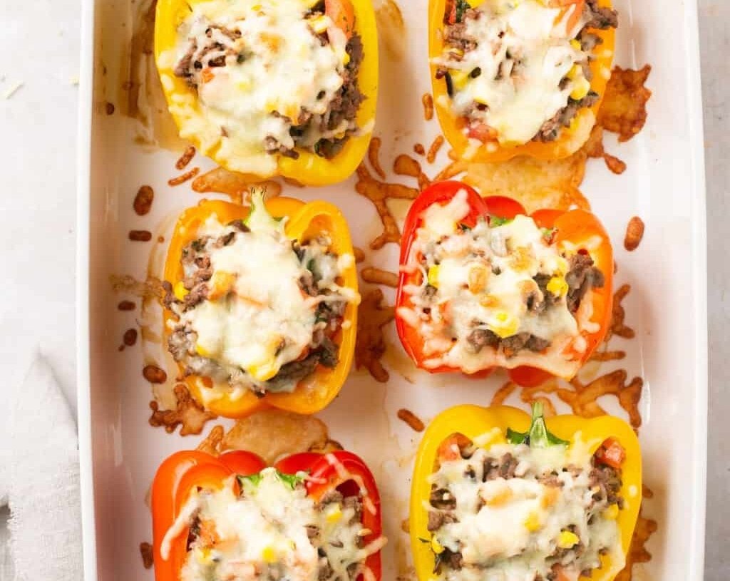 This Stuffed Bell Peppers Meal Prep Is So Good suggested serving