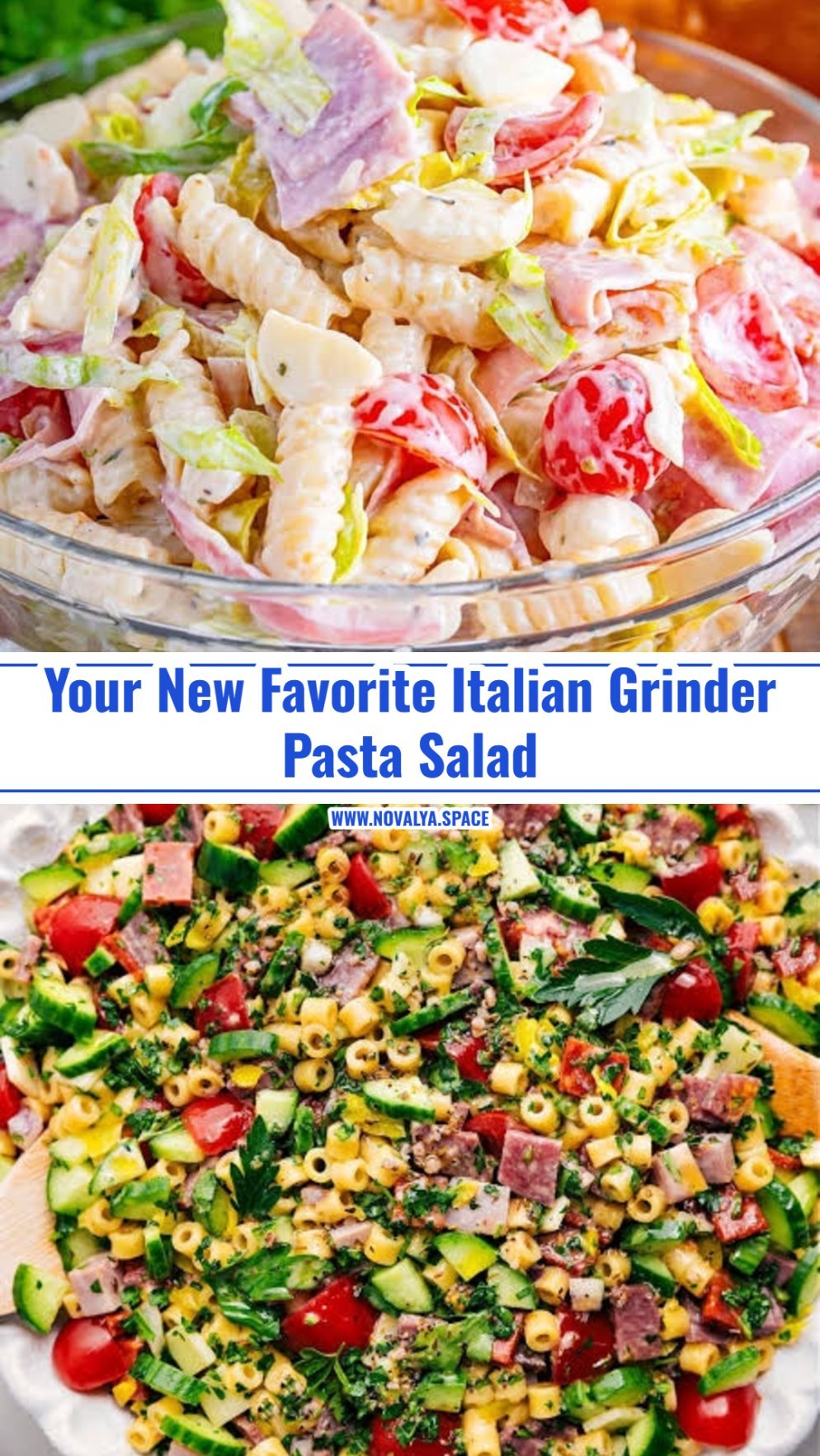 Viral Italian Grinder Pasta Salad Recipe