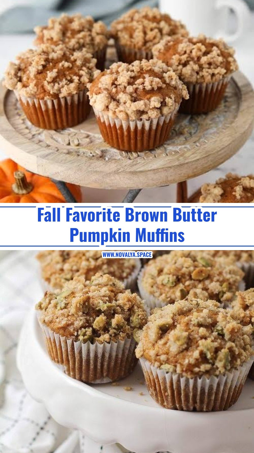 Best Brown Butter Pumpkin Spice Streusel Muffins