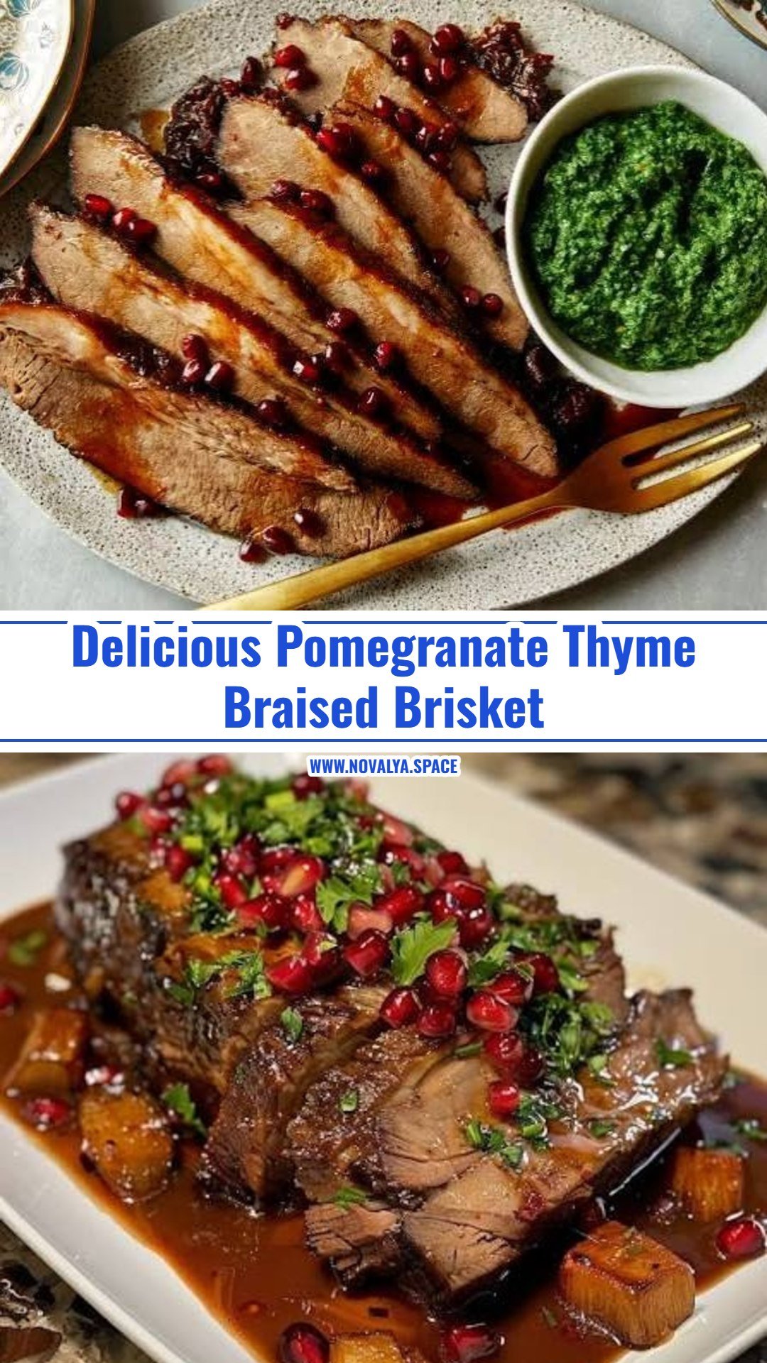 Best Honey Glazed Braised Brisket With Pomegranate