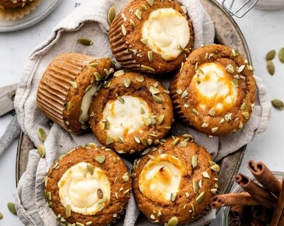 Best Starbucks Pumpkin Cream Cheese Muffins Recipe top view