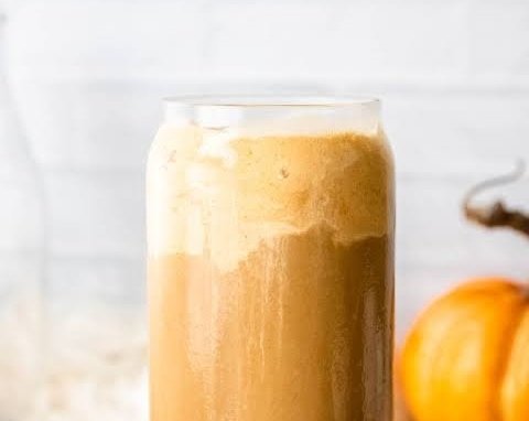 Copycat Starbucks Pumpkin Cream Cold Brew Recipe suggested serving