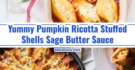 Creamy Pumpkin Ricotta Stuffed Shells Sage Butter Sauce