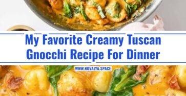 Creamy Tuscan Roasted Red Pepper Gnocchi Comfort Bowl