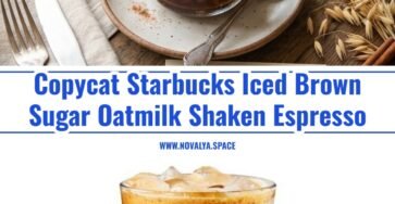DIY Starbucks Iced Brown Sugar Oatmilk Shaken Espresso