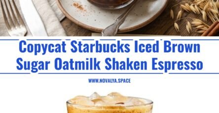 DIY Starbucks Iced Brown Sugar Oatmilk Shaken Espresso