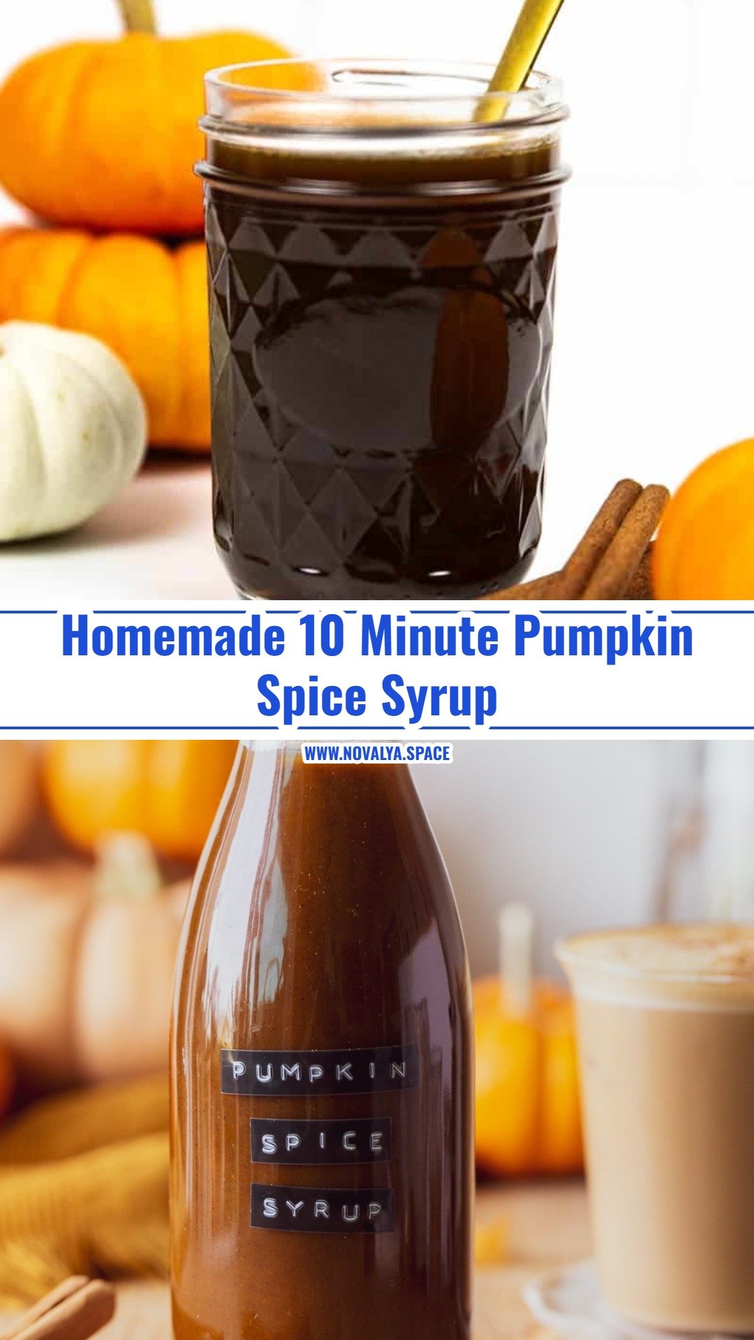 Easy 10 Minute Pumpkin Spice Syrup Recipe