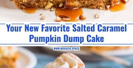 Easy 5 Ingredient Salted Caramel Pumpkin Dump Cake