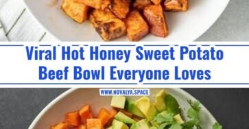Easy Hot Honey Sweet Potato Beef Bowl Dinner