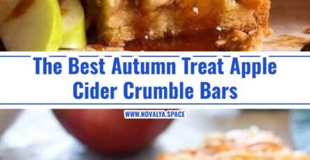 Salted Caramel Apple Cider Crumble Bars Are Magic