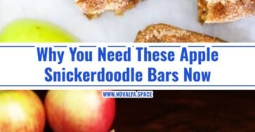 Soft and Chewy Apple Snickerdoodle Bars for Fall