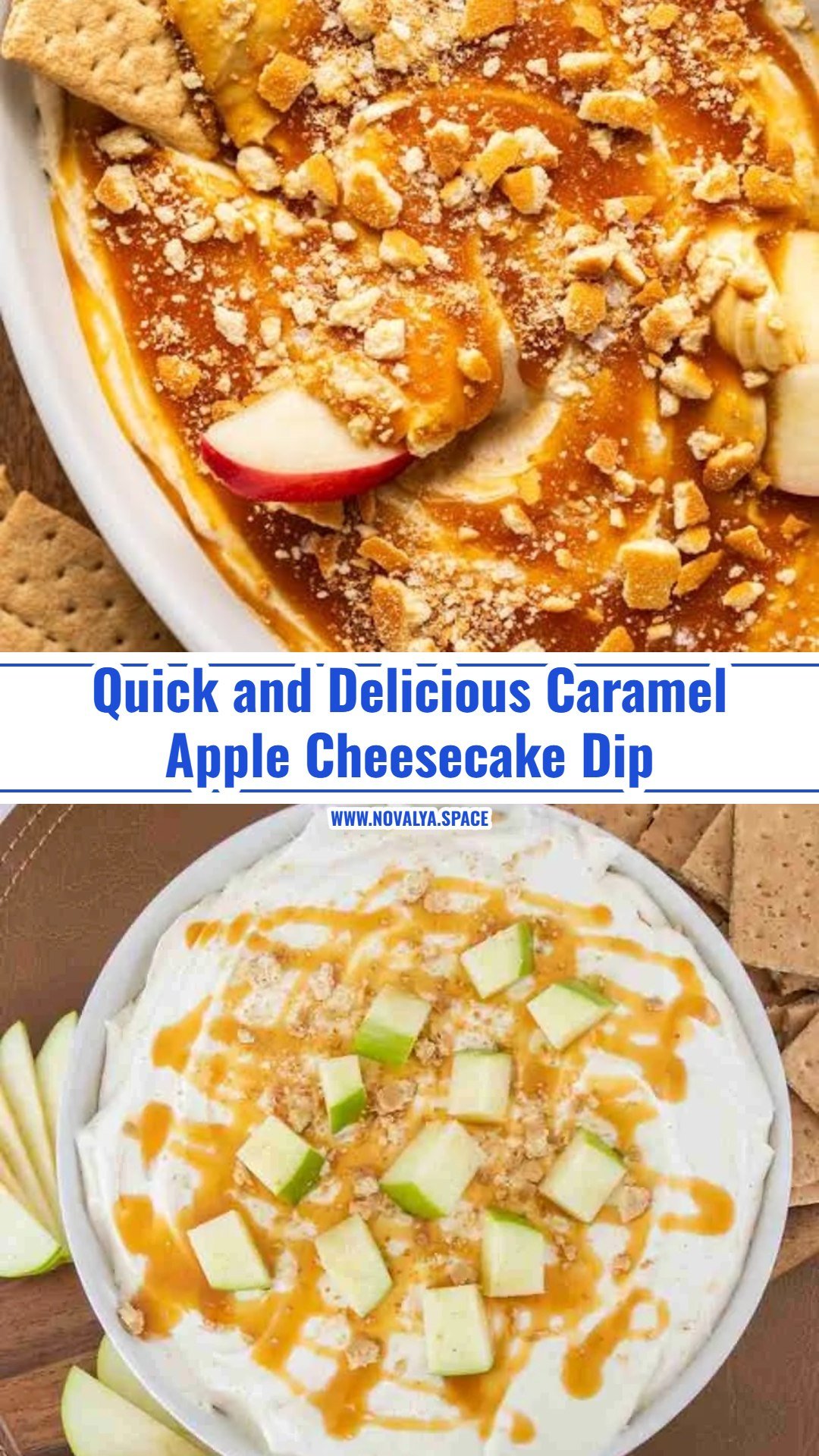 The Best Caramel Apple Cheesecake Dip Recipe Ever