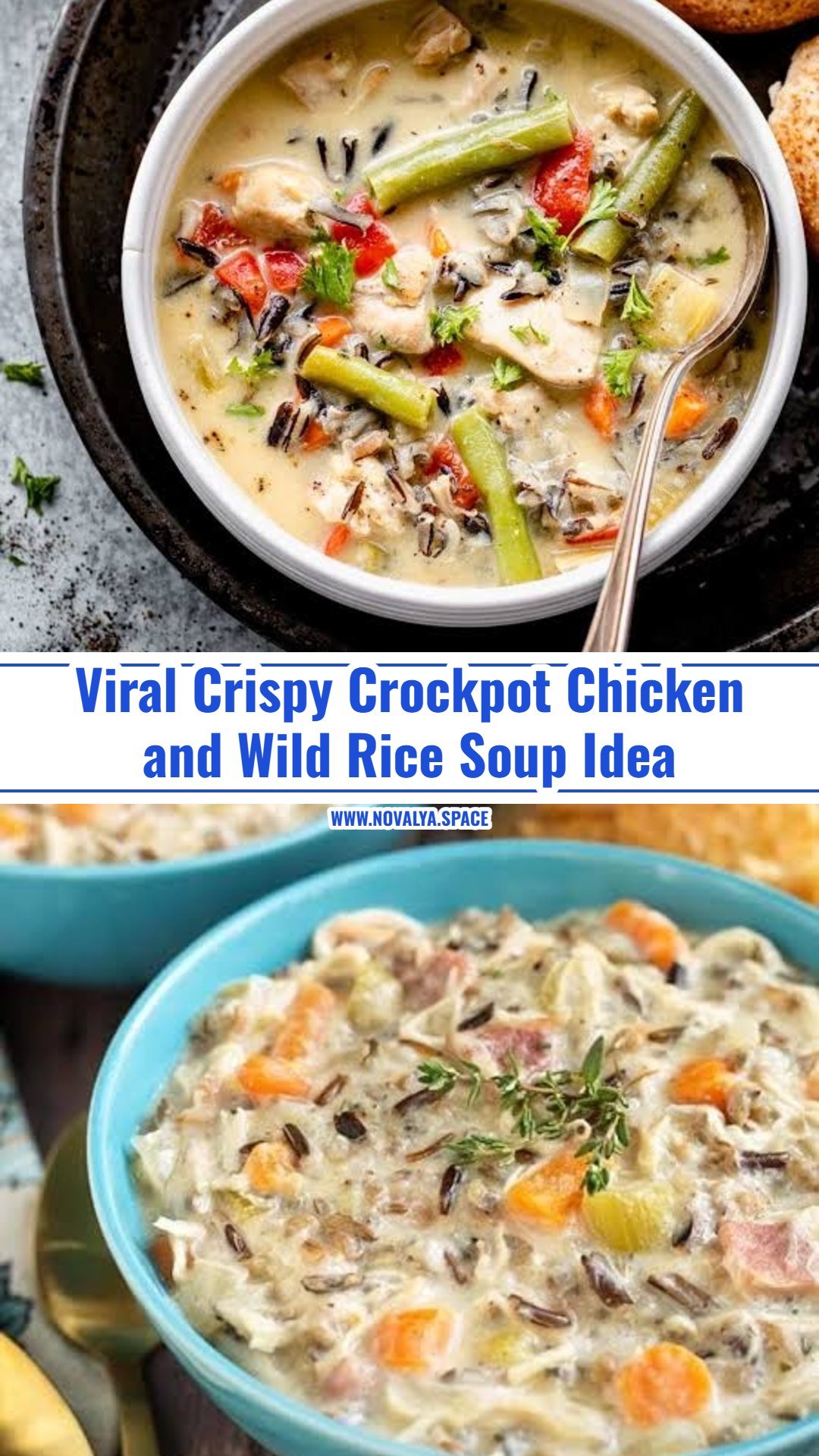 The Best Crockpot Chicken and Wild Rice Soup Recipe Ever