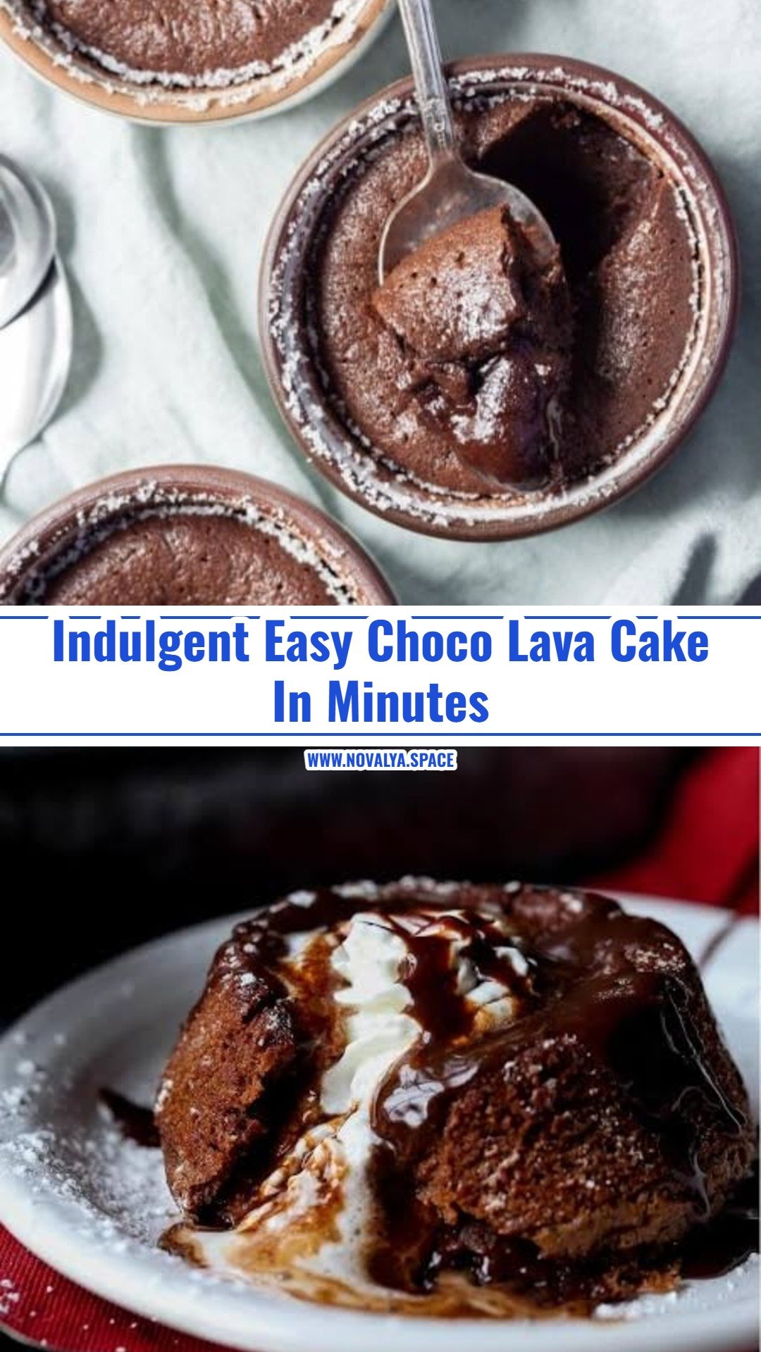 The Best Easy Choco Lava Cake Recipe Ever