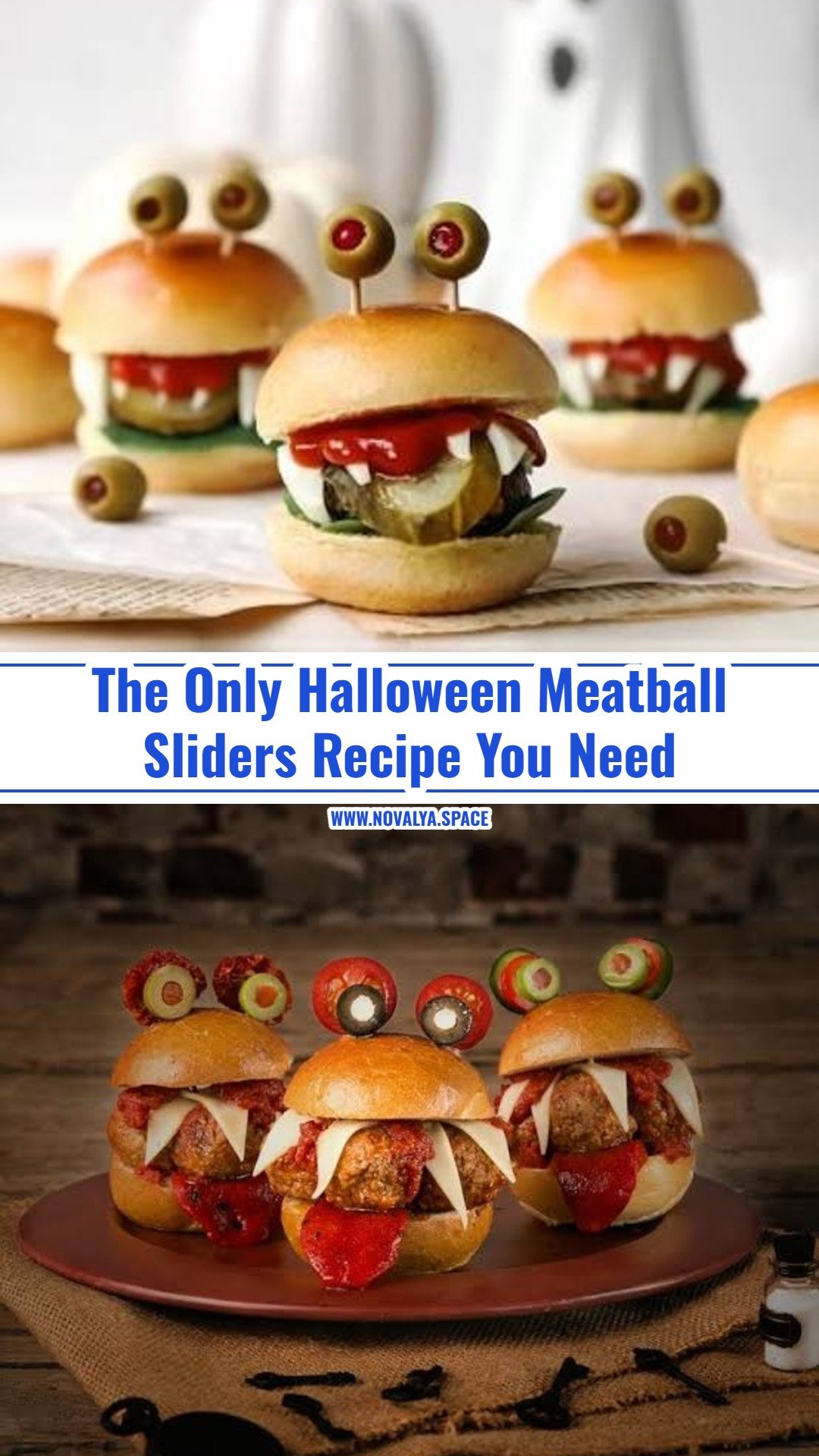 The Best Halloween Meatball Sliders Recipe Ever
