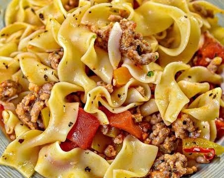 The Best Italian Drunken Noodles Recipe suggested serving