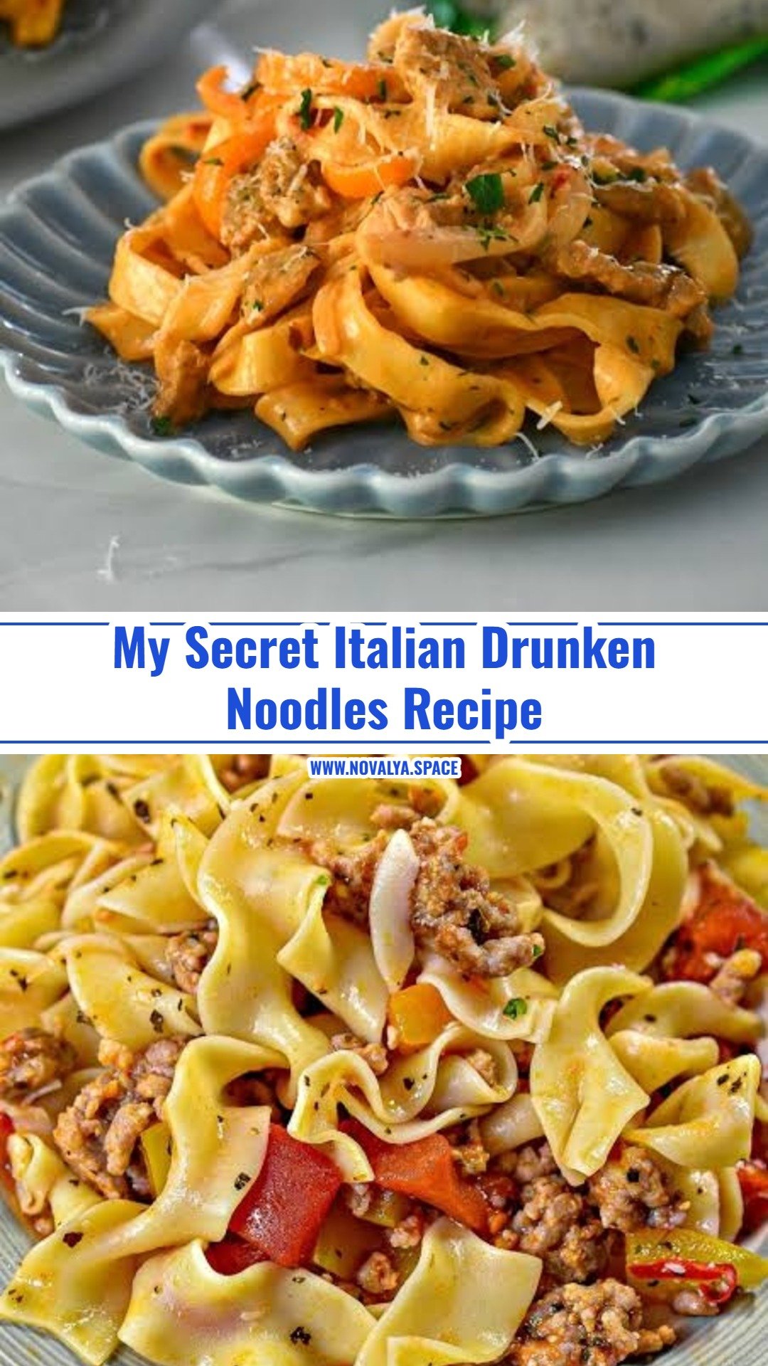 The Best Italian Drunken Noodles Recipe