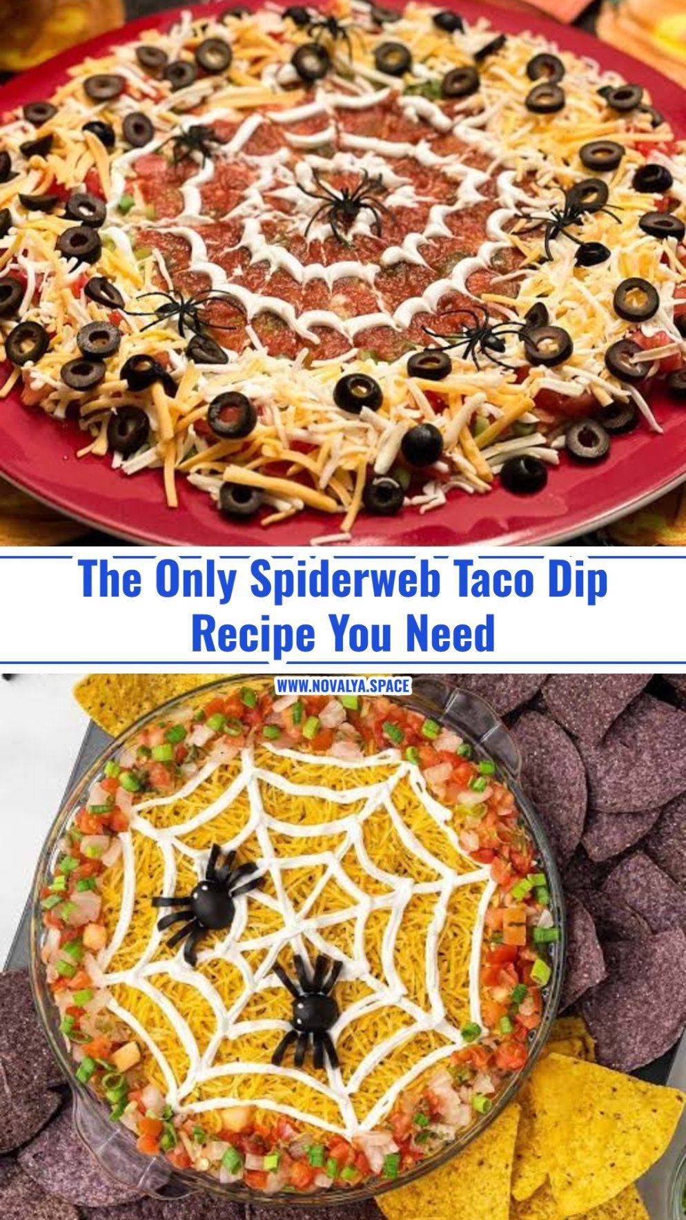 The Best Spiderweb Taco Dip Recipe Ever