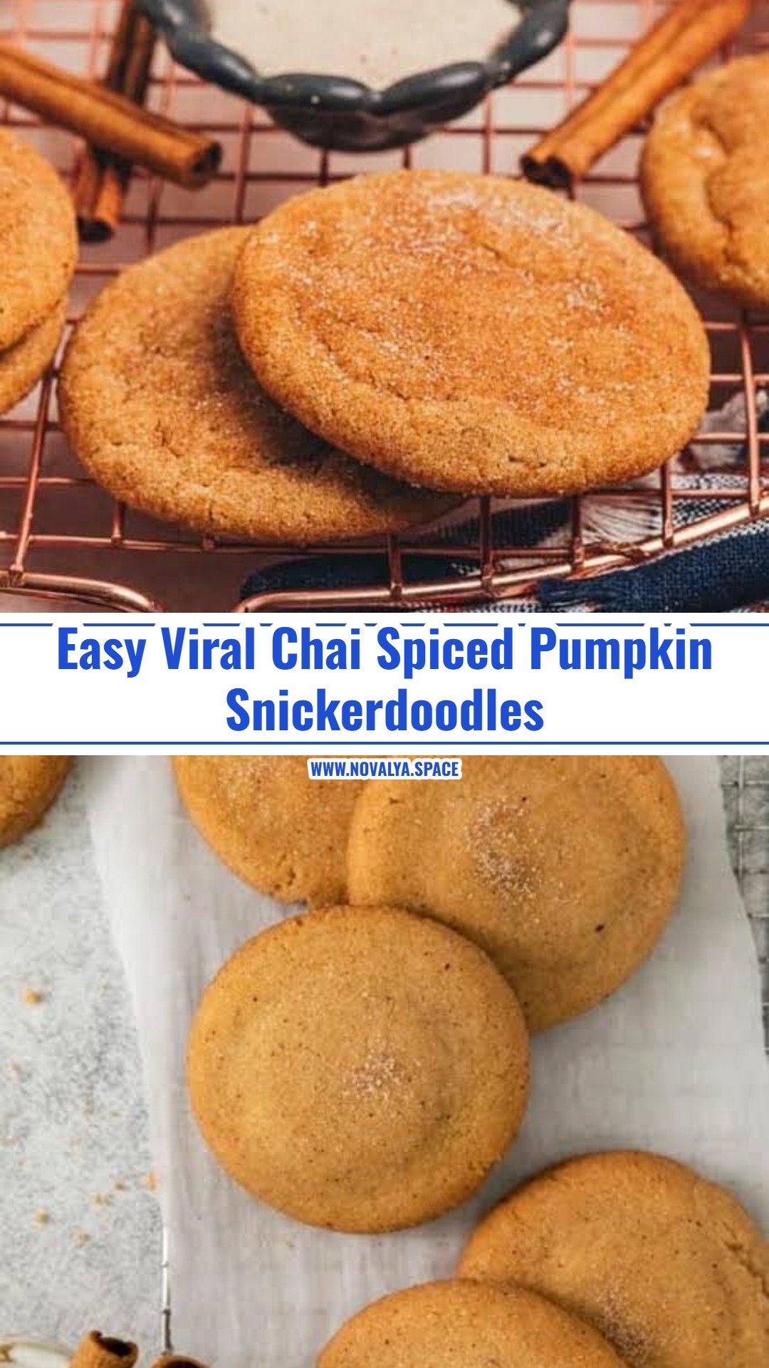 The Ultimate Brown Butter Chai Pumpkin Snickerdoodles