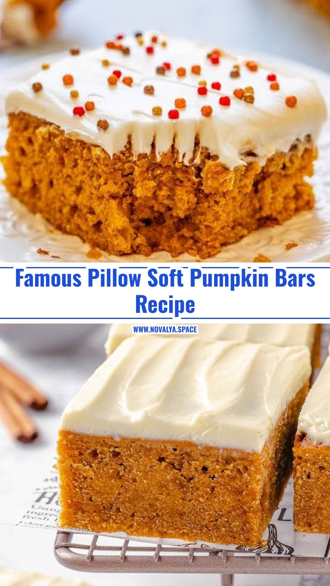 These Viral Pillow Soft Pumpkin Bars Are Next Level