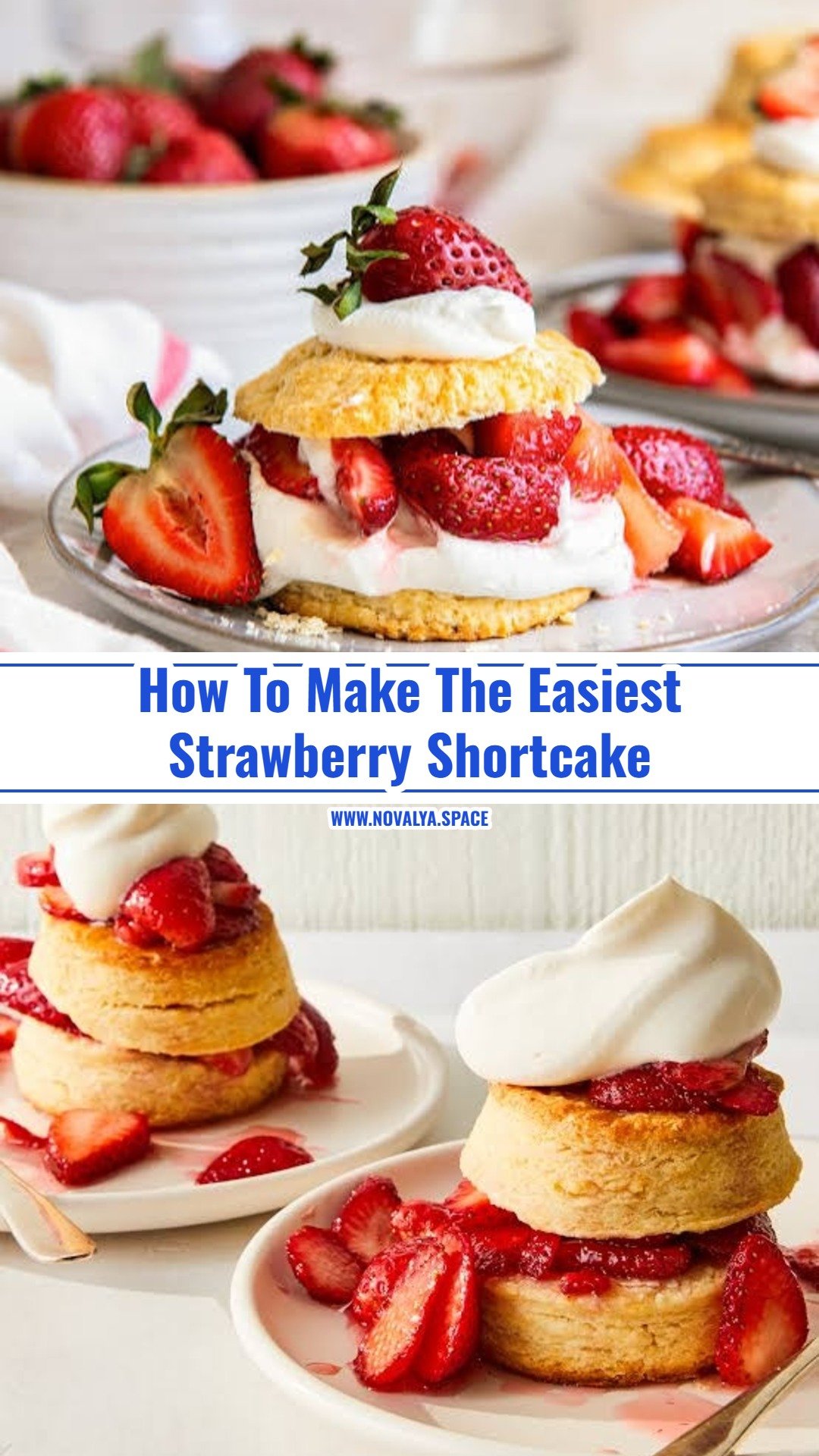 This Easy Strawberry Shortcake Is A Crowd Pleaser