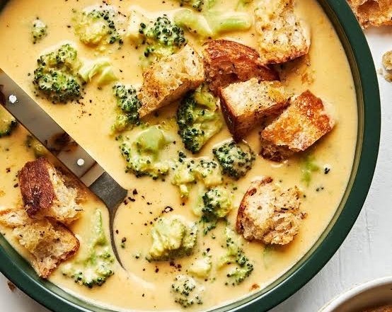 Viral 20 Minute Creamy Broccoli Cheddar Soup Secret suggested serving