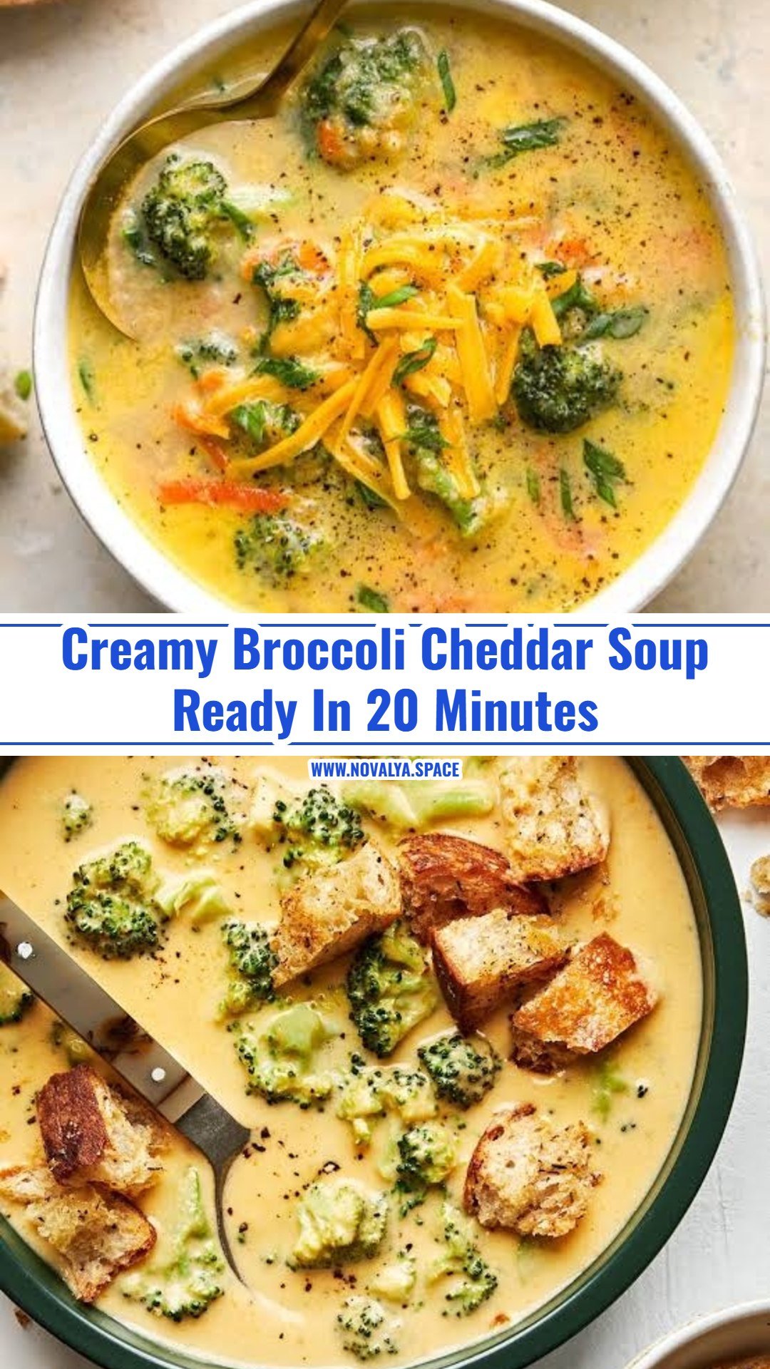 Viral 20 Minute Creamy Broccoli Cheddar Soup Secret
