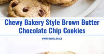 Viral Bakery Style Brown Butter Chocolate Chip Cookies