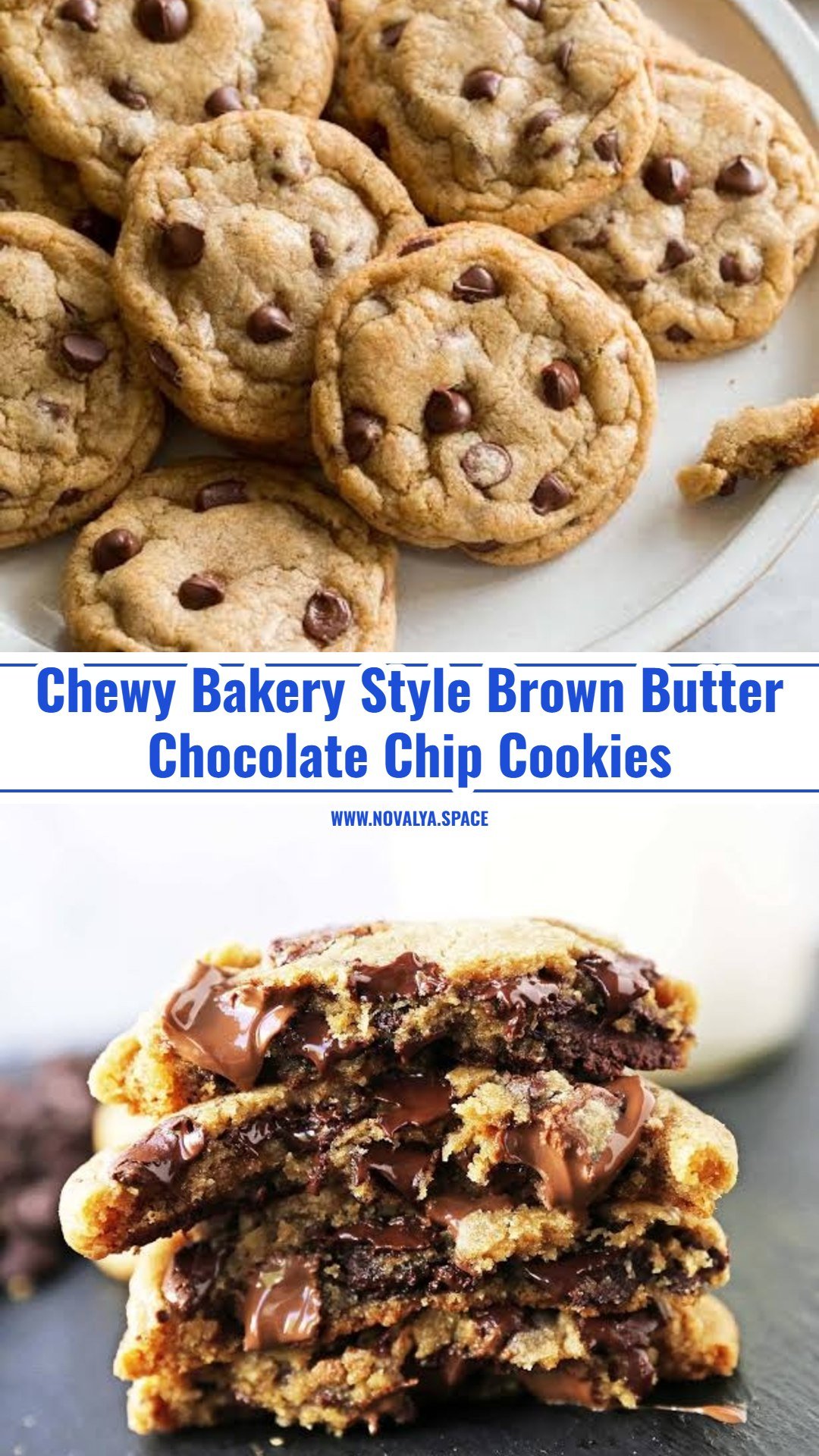 Viral Bakery Style Brown Butter Chocolate Chip Cookies